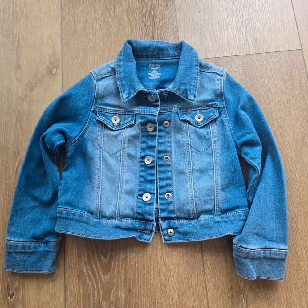 Member's Mark Girls Blue Denim Jacket - Size 4 5